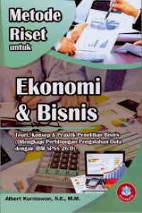 Image of METODE RISET UNTUK EKONOMI DAN BISNIS