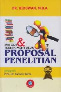 Image of METODE TEKNIK MENYUSUN PROPOSAL PENELITIAN